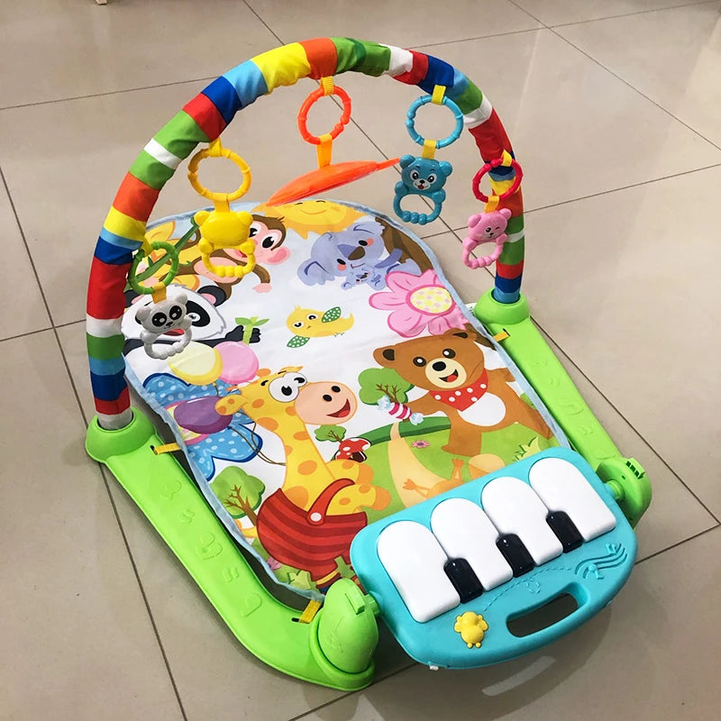 Baby Activity Gym Music Rack Play Mat Kid Rug