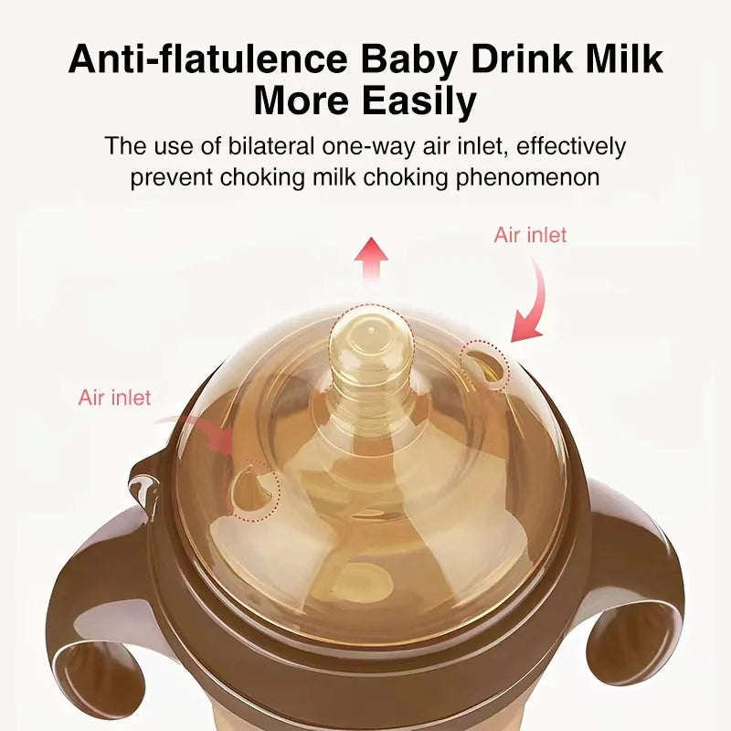 Anti-Colic Silicone Baby Bottle – Soft, Safe & Breast-Like Design
