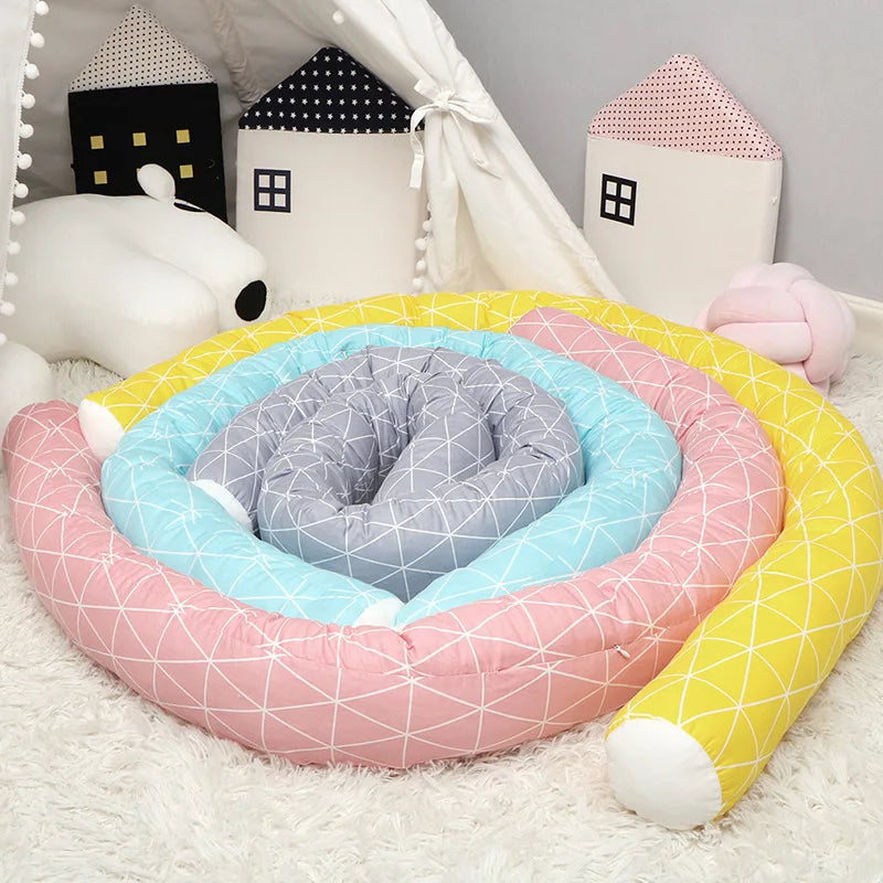 Anti-Collision Bed Bumper Pillow
