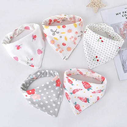 Baby Bandana Double Layer Bib – Ultra Absorbent Drool Protection