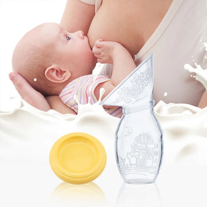 Manual Silicone Breast Pump – Natural Milk Flow Control
