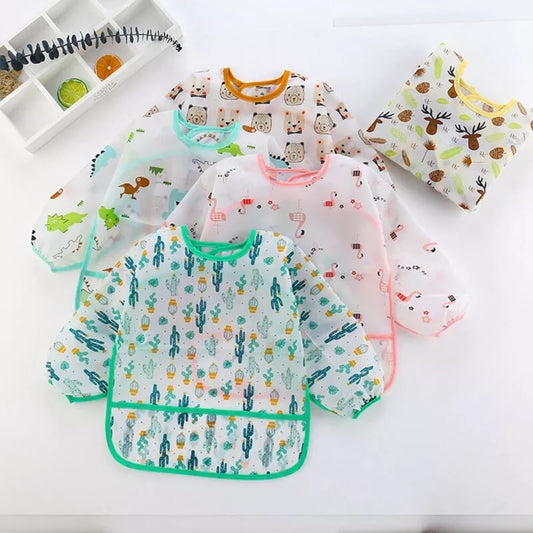 Long Sleeve Waterproof Baby Bib