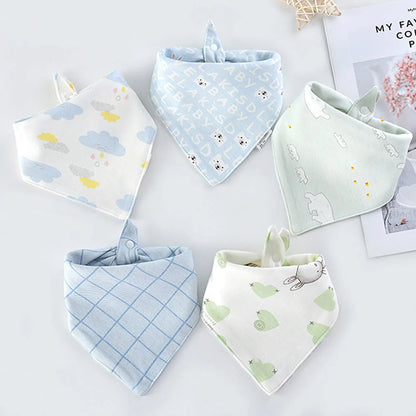 Baby Bandana Double Layer Bib – Ultra Absorbent Drool Protection