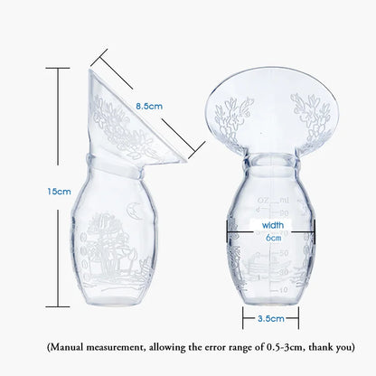 Manual Silicone Breast Pump – Natural Milk Flow Control