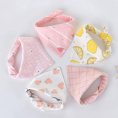 Baby Bandana Double Layer Bib – Ultra Absorbent Drool Protection