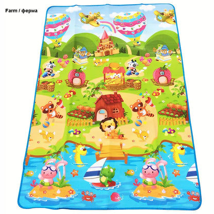 Baby Crawling Puzzle Play Mat – Cushioned Floor Protection for Motor Skills