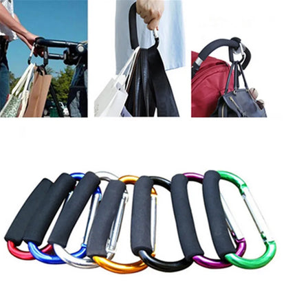Baby Stroller Accessories Hook – Heavy Duty Multi-Use Hanger Clips