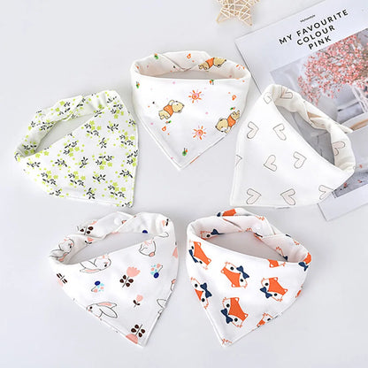 Baby Bandana Double Layer Bib – Ultra Absorbent Drool Protection