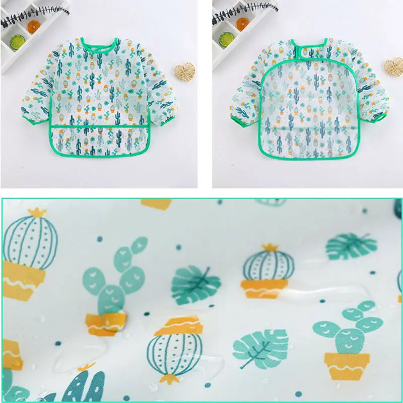 Long Sleeve Waterproof Baby Bib