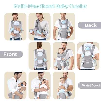 Ergonomic Baby Carrier Backpack – Breathable Spine & Hip Support for Parents