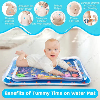 Baby Water Play Mat – Tummy Time Sensory Fun