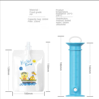 Baby Food Puree Filling Dispenser – Fast Meal Prep for Busy Parents