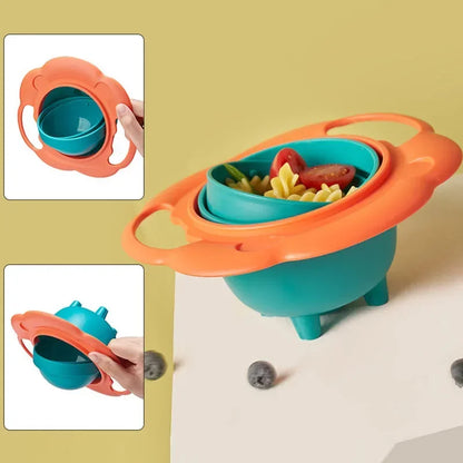 Baby Spill-Proof Bowl – Anti-Tip Suction Feeding Design