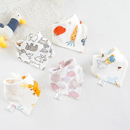 Baby Bandana Double Layer Bib – Ultra Absorbent Drool Protection