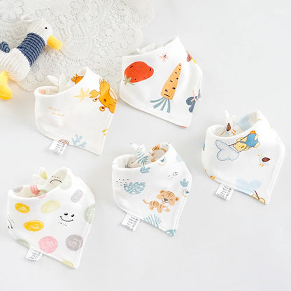 Baby Bandana Double Layer Bib – Ultra Absorbent Drool Protection