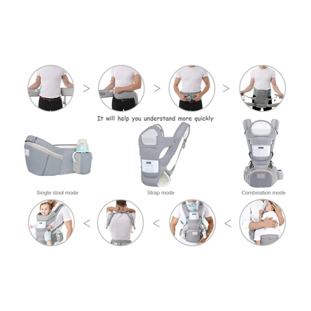 Ergonomic Baby Carrier Backpack