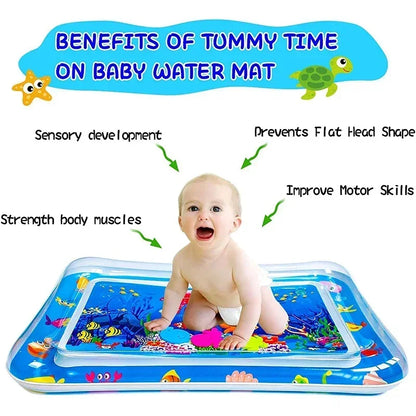 Baby Water Play Mat – Tummy Time Sensory Fun