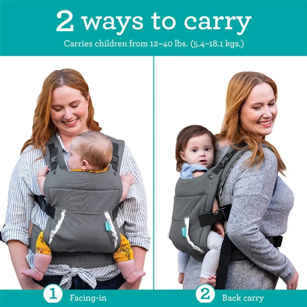 Ergonomic 4-in-1 Kangaroo with Hat