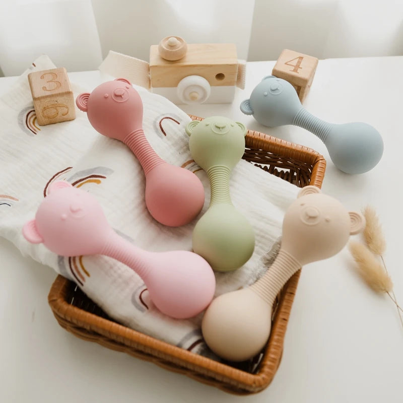 Rattles for baby Silicone