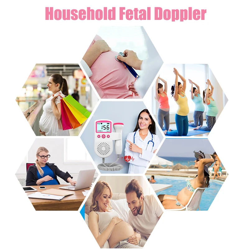 Fetal Doppler Baby Heartbeat Detector