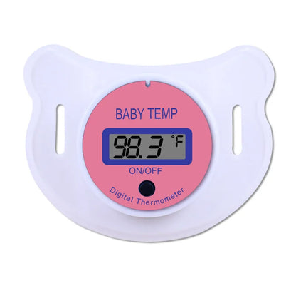 Electronic Pacifier Thermometer – LED Easy Read Fever Check