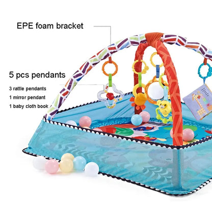 Baby Fitness Frame Crawling Play Mat – Early Muscle & Sensory Development Set