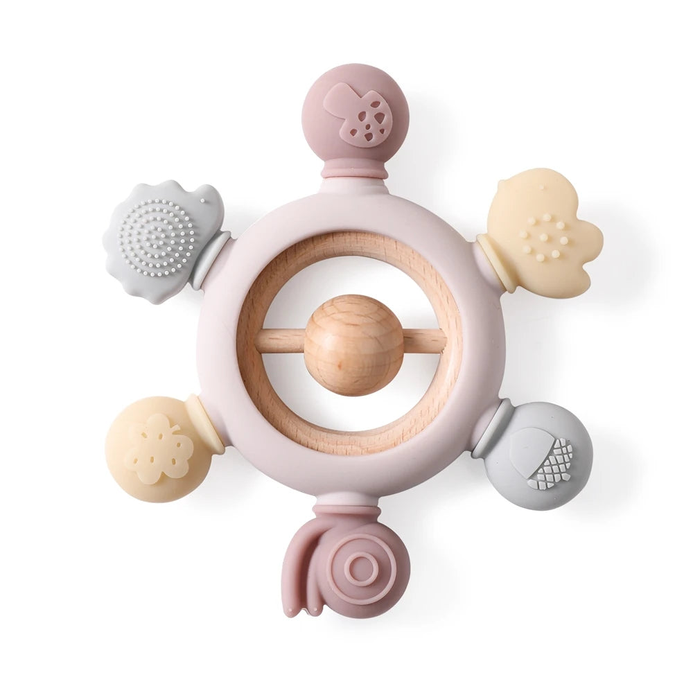 Rattles for baby Silicone