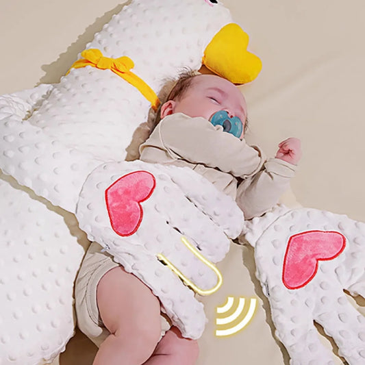 Big White Goose Baby Pillow