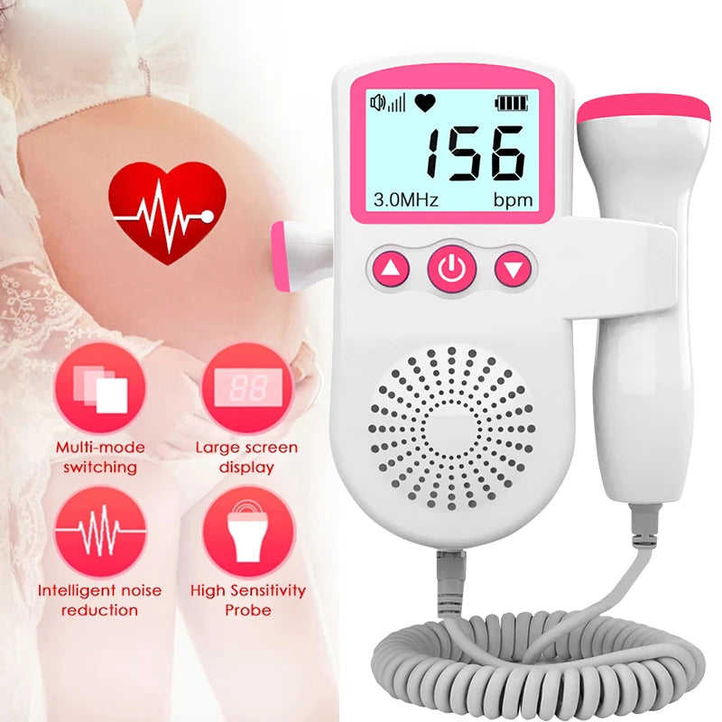 Fetal Doppler Baby Heartbeat Detector
