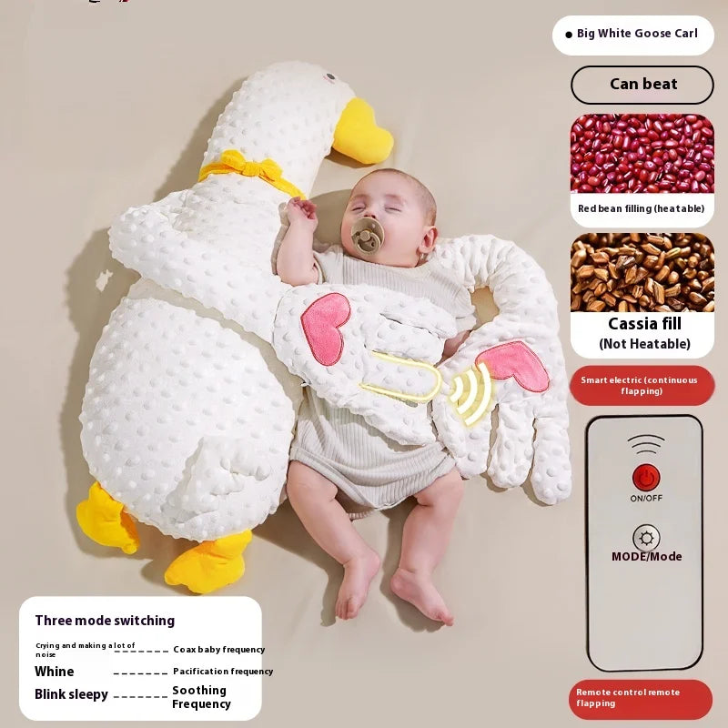 Big White Goose Baby Pillow