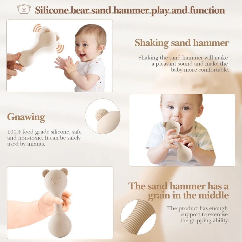 Rattles for baby Silicone