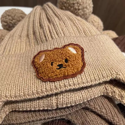 Baby Wool Hat with Bear Ears – Warm, Cozy & Adorable Winter Beanie