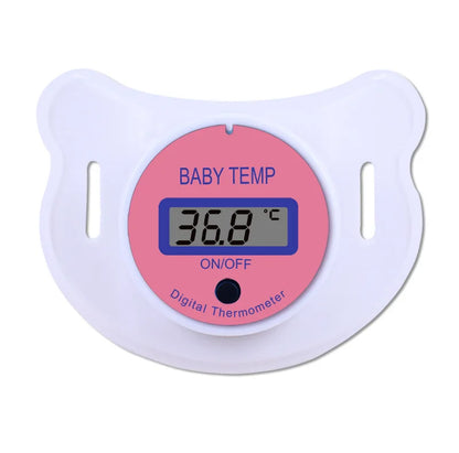 Electronic Pacifier Thermometer – LED Easy Read Fever Check