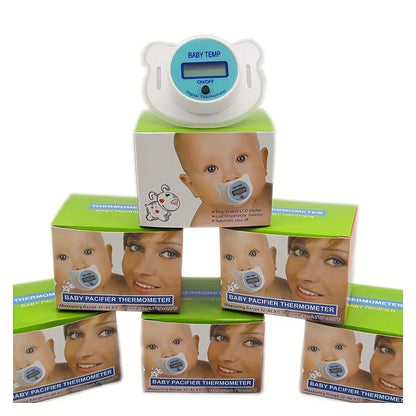 Electronic Pacifier Thermometer – LED Easy Read Fever Check