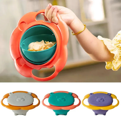Baby Spill-Proof Bowl – Anti-Tip Suction Feeding Design