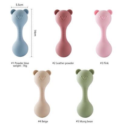 Baby Silicone Rattles – Sensory Development & Safe Teething Toy