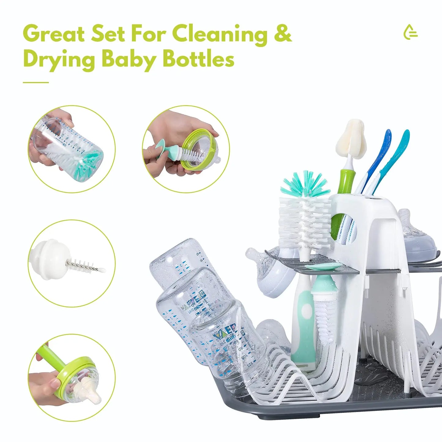 Portable Bottle Drying Rack