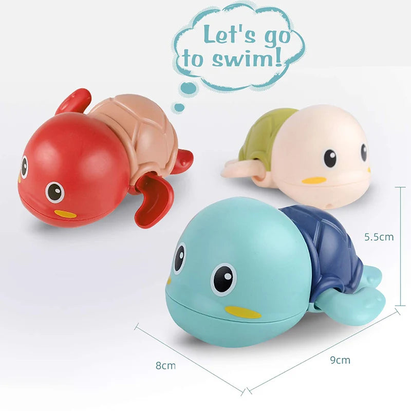 Swimming Turtle Bath Toys For Baby Tolder