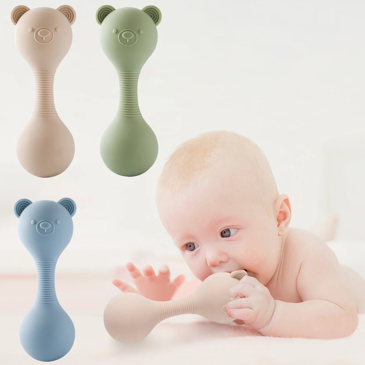 Rattles for baby Silicone