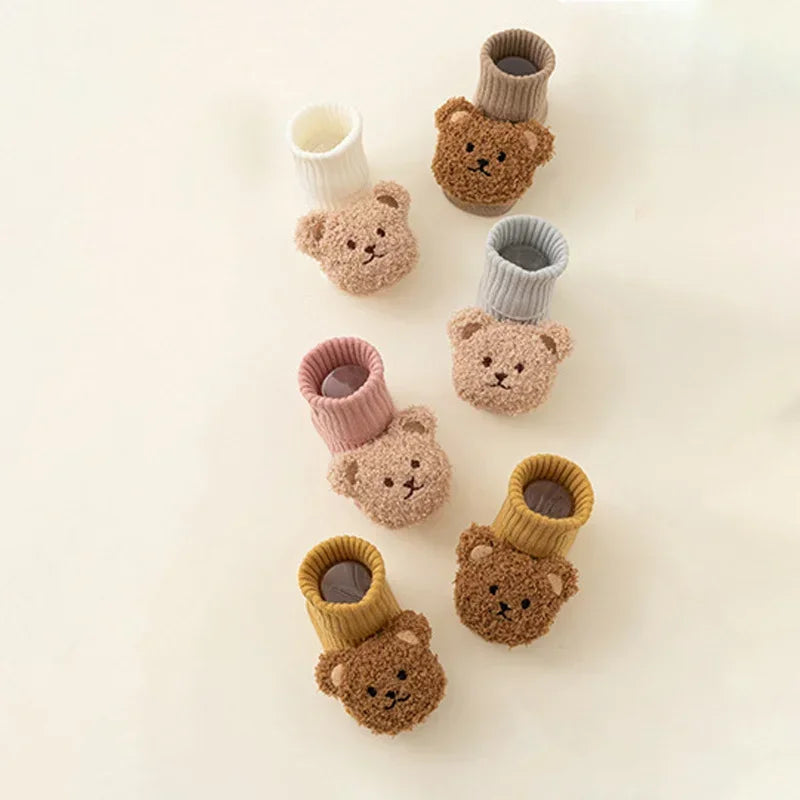 Cartoon Bear Baby Socks