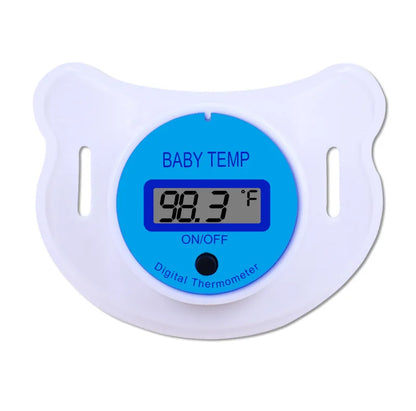 Electronic Pacifier Thermometer – LED Easy Read Fever Check
