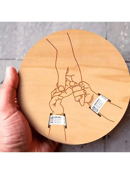 Engraved hospital keepsake for newborns – An eternal memory of Welcome to the world