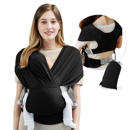 Wrap Baby Carrier – Hands-Free Bonding & Ergonomic Support Breathing Fabric